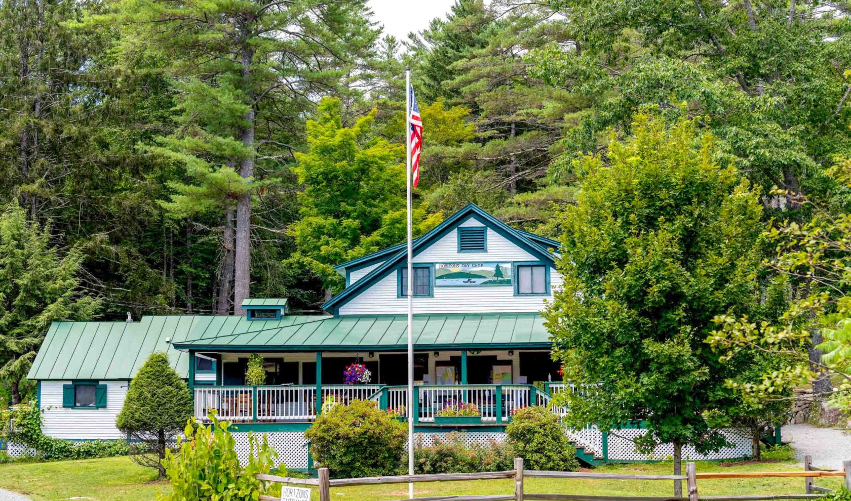 External view of the Horizons main house.