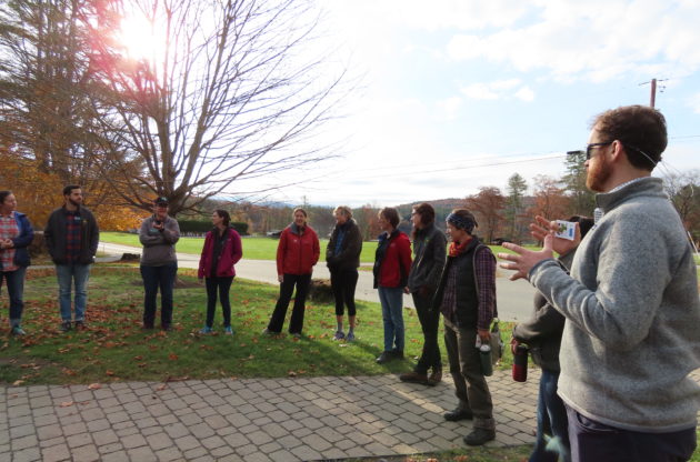 Hulbert group standing in a circle.