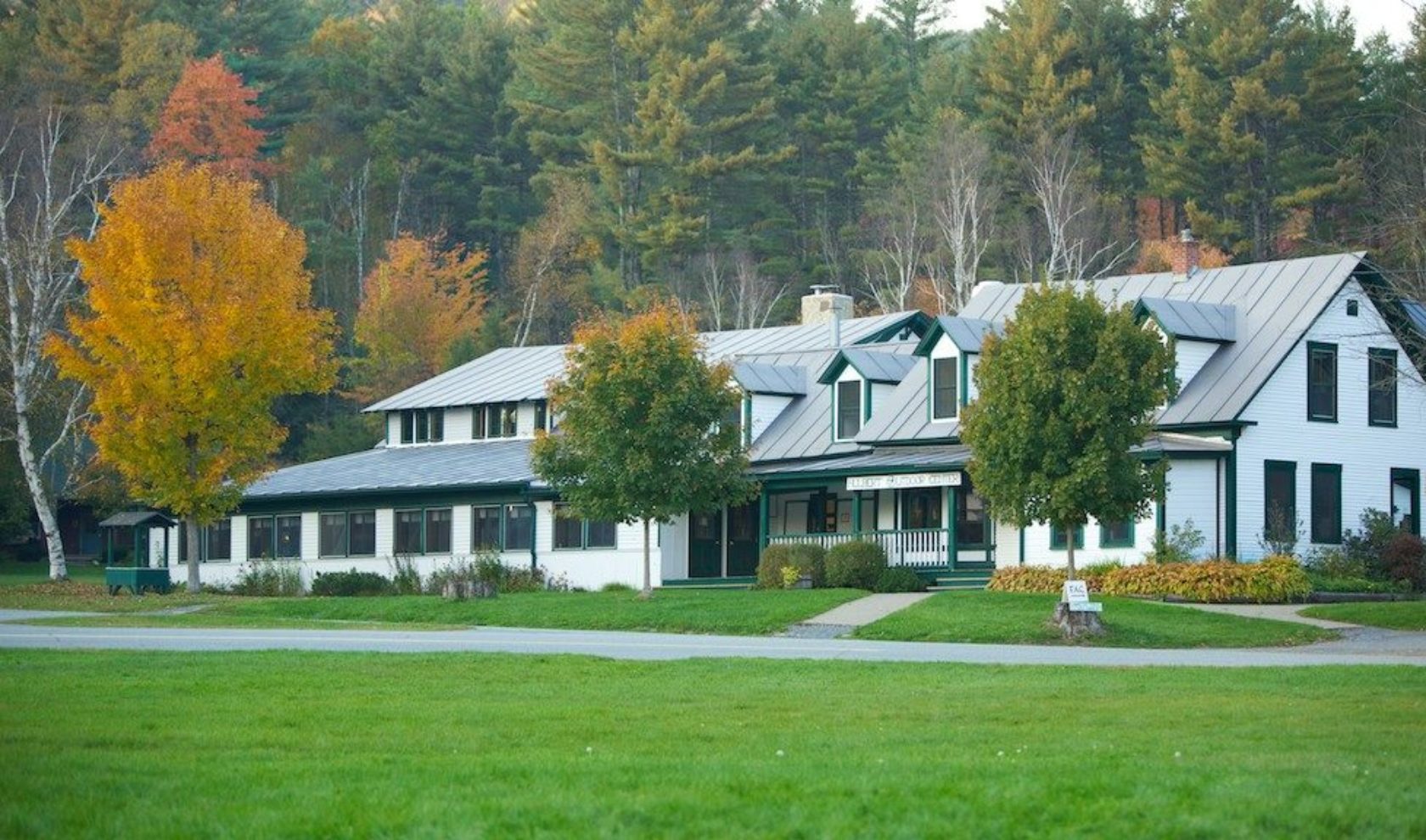 The outside of the Hulbert main house.