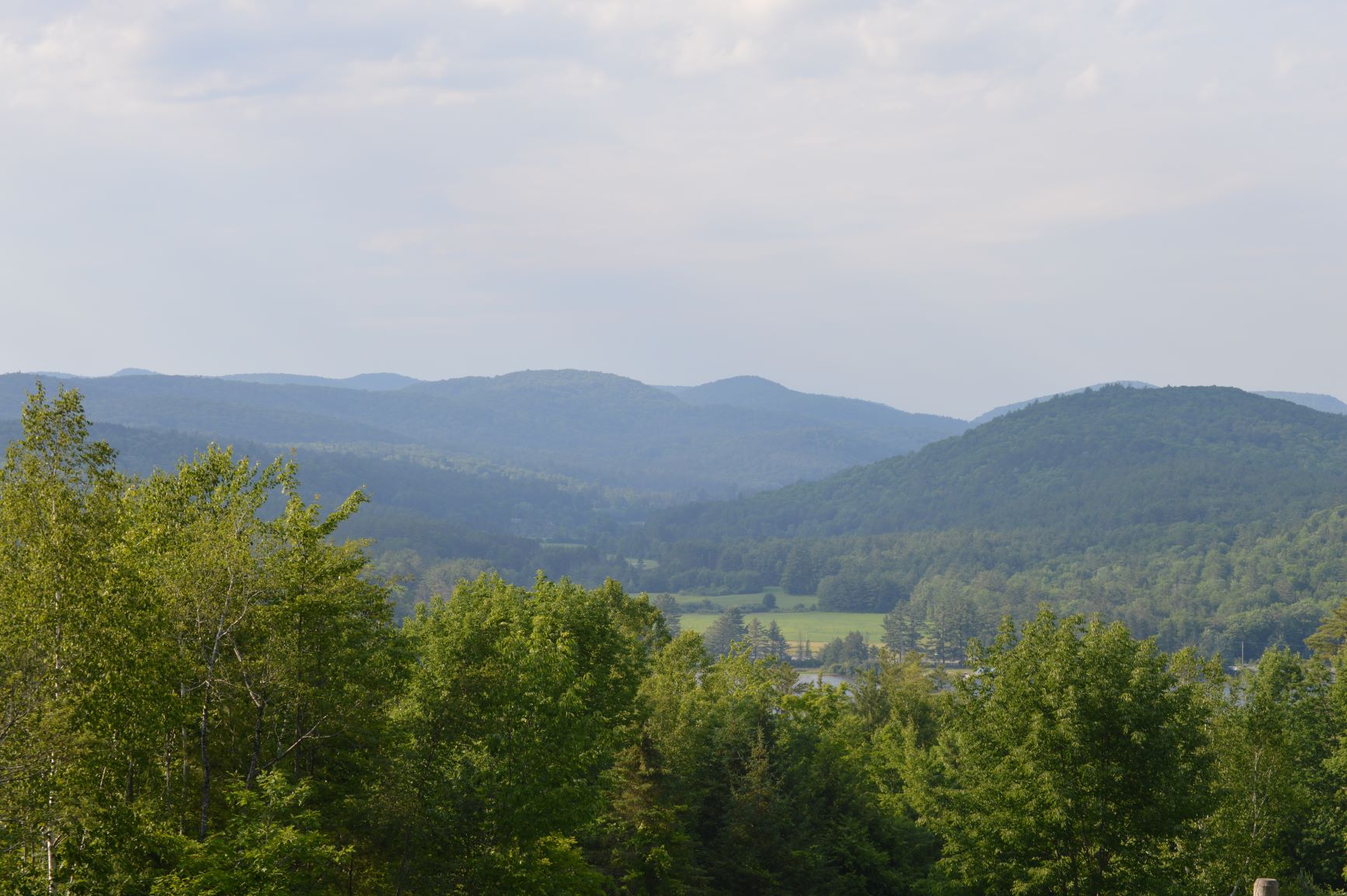 A outlook on top of a mountain.